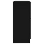 HKH Aparadores 2 Piezas de derivados de Madera 30 X 30 X 70 Cm - Negro