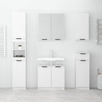 HKH Armario de Baño con Espejo - 32x20x67 Cm - Blanco