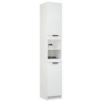 Mueble de baño HKH - 32x34x188,5 cm - Blanco