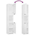 Mueble de baño HKH - 32x34x188,5 cm - Blanco