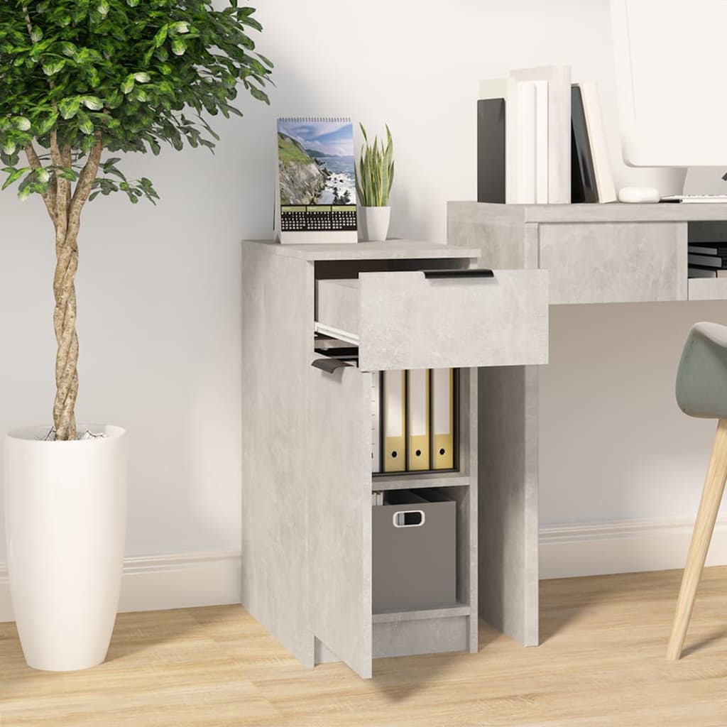 HKH Mueble Archivador de Cemento - 33,5x50x75cm - Gris