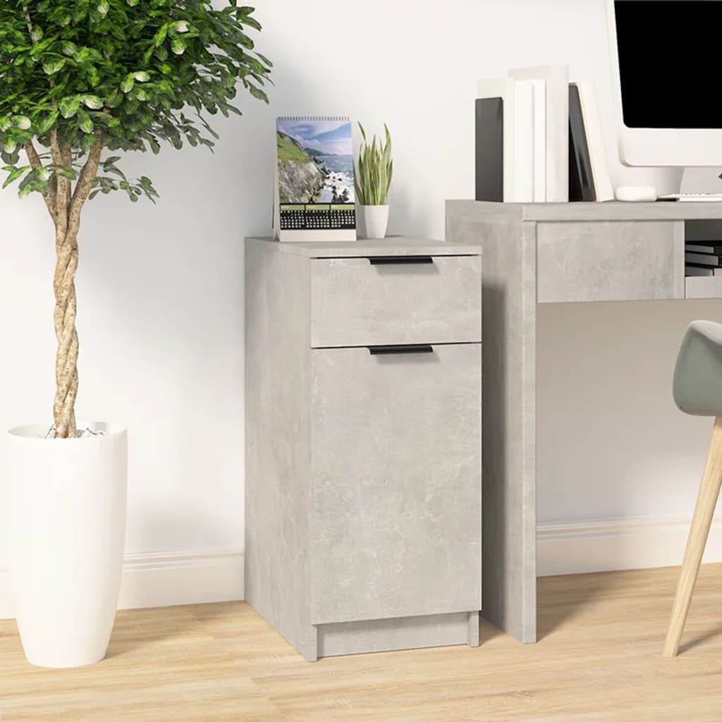 HKH Mueble Archivador de Cemento - 33,5x50x75cm - Gris