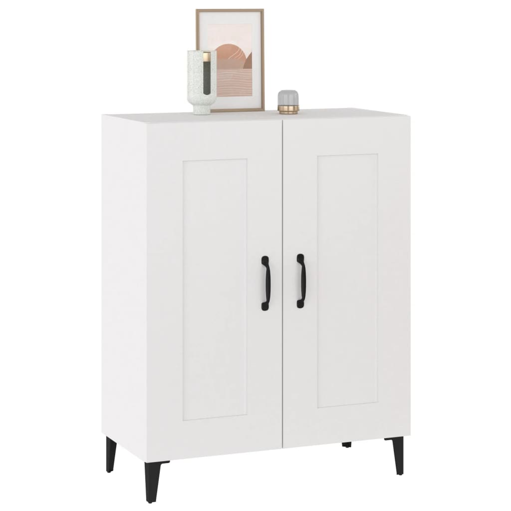 HKH Aparador Clássico em derivados de Madeira, Ferro 69,5 X 34 X 90 Cm - Branco
