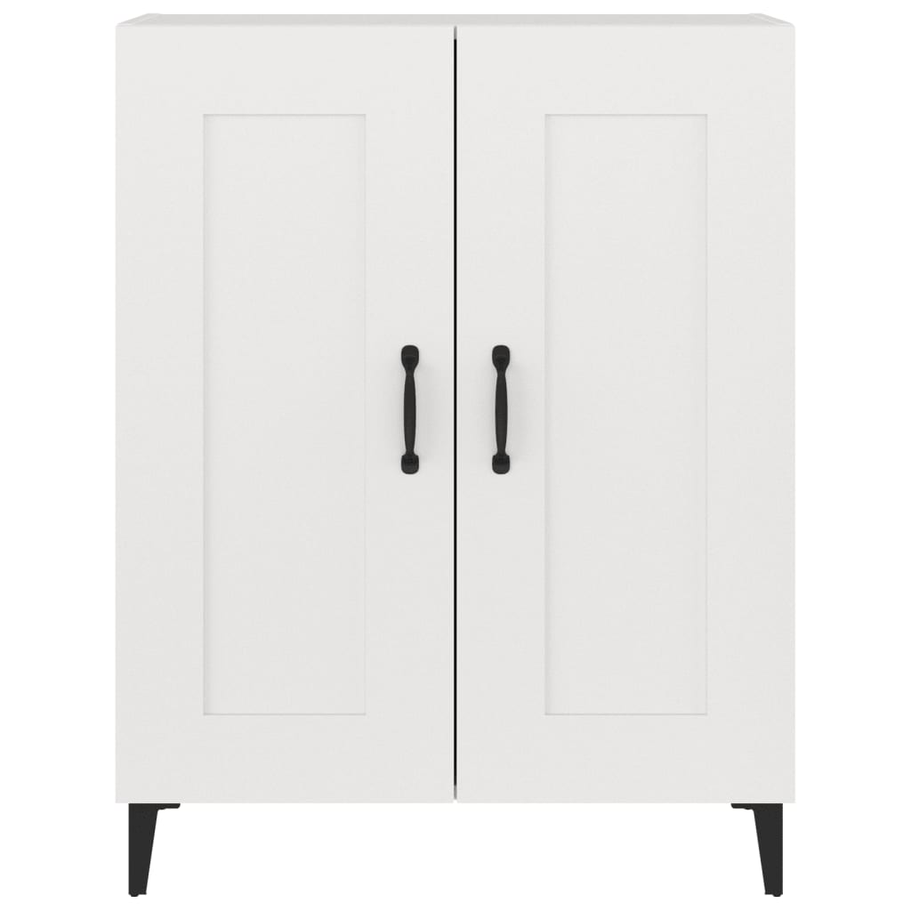 HKH Aparador Clássico em derivados de Madeira, Ferro 69,5 X 34 X 90 Cm - Branco