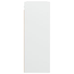 HKH Armário de Parede Suspenso em derivados de Madeira 69,5 X 32,5 X 90 Cm - Branco