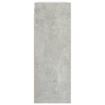 HKH Armario de Pared Suspendido de Madera 69,5 X 32,5 X 90 Cm - Gris Cemento