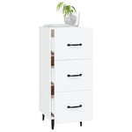 Aparador Clásico HKH en derivado de Madera, Hierro 34,5 X 34 X 90 Cm - Blanco