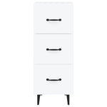 Aparador Clásico HKH en derivado de Madera, Hierro 34,5 X 34 X 90 Cm - Blanco