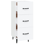 Aparador Clásico HKH en derivado de Madera, Hierro 34,5 X 34 X 90 Cm - Blanco