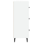 Aparador Clásico HKH en derivado de Madera, Hierro 34,5 X 34 X 90 Cm - Blanco