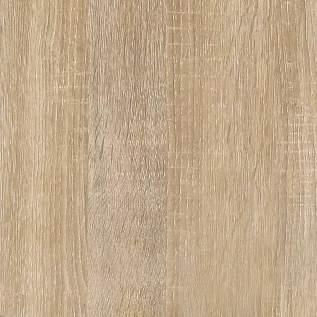 HKH Aparador Clássico em derivados de Madeira, Ferro 34,5 X 34 X 90 Cm - Carvalho Sonoma