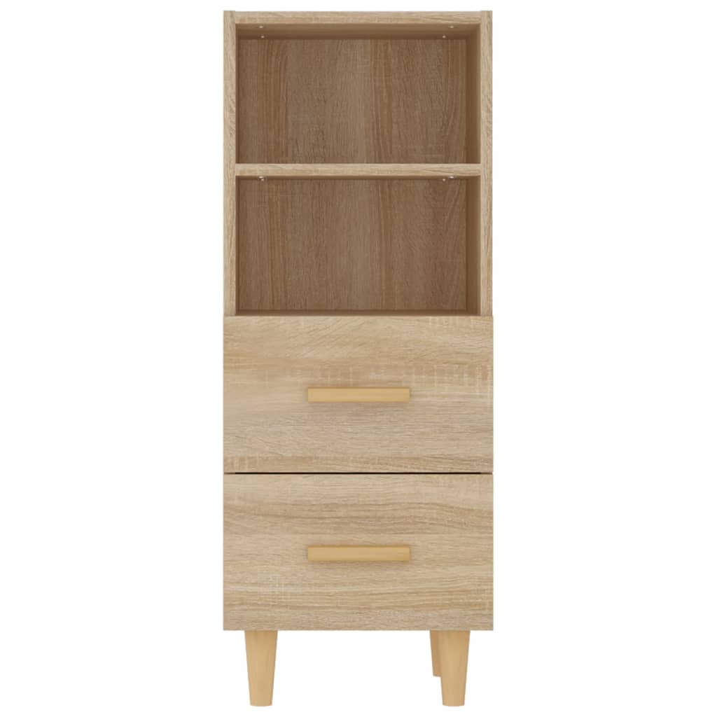 Aparador HKH en madera prensada 34,5 X 34 X 90 Cm - Roble Sonoma
