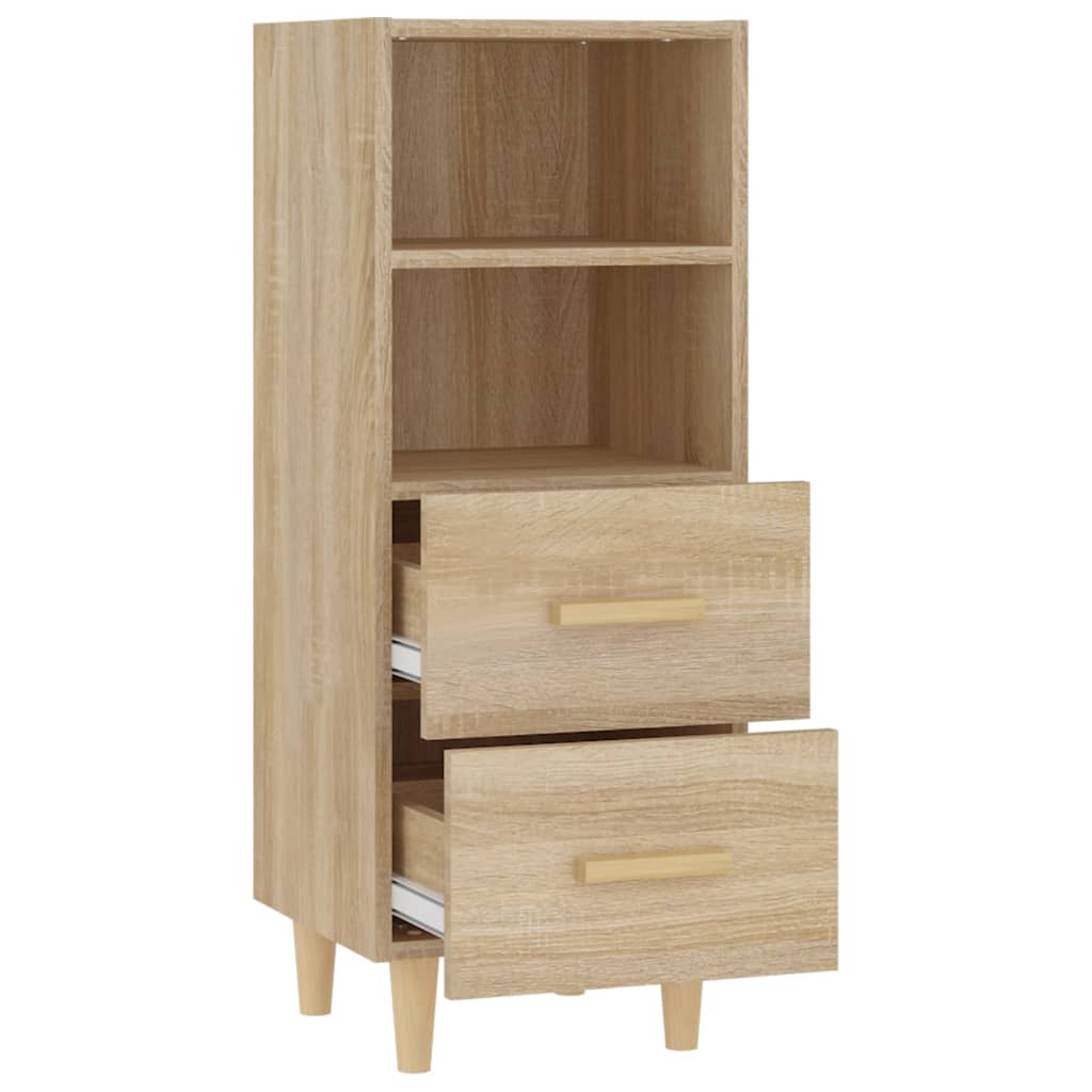 Aparador HKH en madera prensada 34,5 X 34 X 90 Cm - Roble Sonoma