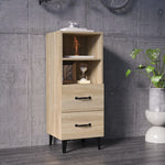 Aparador Clásico HKH en derivados de Madera 34,5 X 34 X 90 Cm - Roble Sonoma