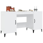 HKH Escritorio Derivados de Madera Brillante - Blanco