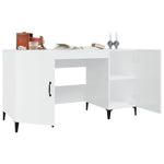 HKH Escritorio Derivados de Madera Brillante - Blanco