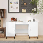 HKH Escritorio Derivados de Madera Brillante - Blanco