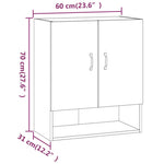 Armario de pared HKH en Roble Sonoma - 60x31x70 cm