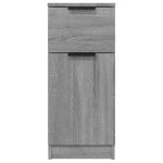 HKH Aparadores 2 Piezas en derivados de Madera con Una Puerta y Un Cajón 30 X 30 X 70 Cm - Sonoma Gris