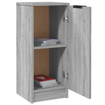Aparador HKH de madera prensada con una puerta 30 x 30 x 70 cm - Sonoma gris