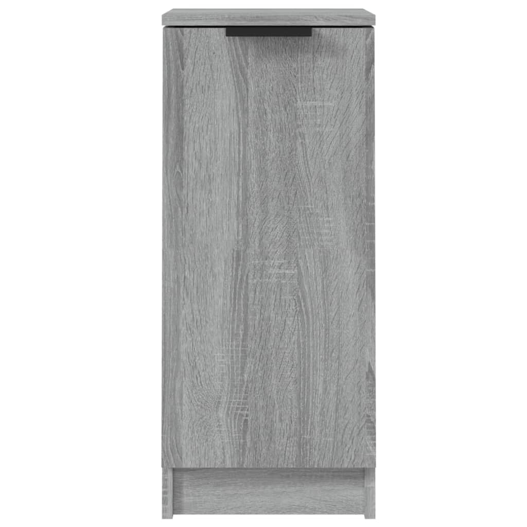 Aparador HKH de madera prensada con una puerta 30 x 30 x 70 cm - Sonoma gris