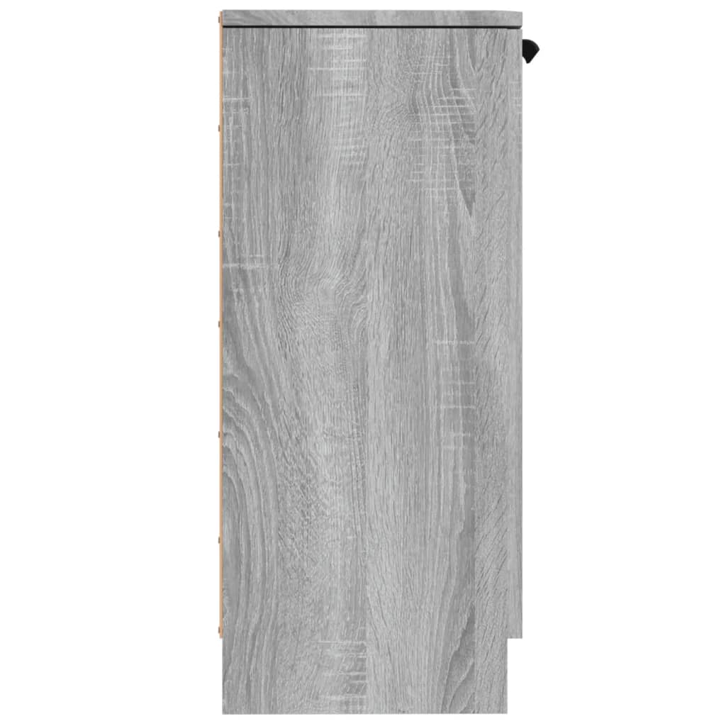Aparador HKH de madera prensada con una puerta 30 x 30 x 70 cm - Sonoma gris
