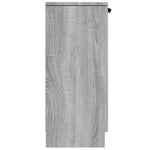 Aparador HKH de madera prensada con una puerta 30 x 30 x 70 cm - Sonoma gris