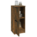 HKH Aparador en derivados de madera 30 x 30 x 70 cm - Roble ahumado