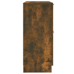 HKH Aparador en derivados de madera 30 x 30 x 70 cm - Roble ahumado
