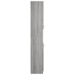 HKH Armario Baño Madera Sonoma - 32x34x188,5 Cm - Gris