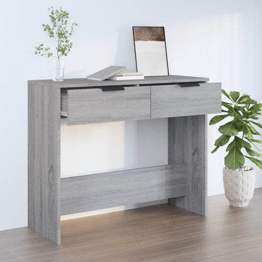HKH Mesa auxiliar de madera manufacturada - Gris