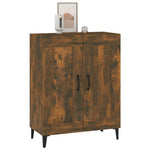 Aparador Clásico HKH en derivado de madera, Hierro 69,5 X 34 X 90 Cm - Roble Ahumado