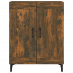 Aparador Clásico HKH en derivado de madera, Hierro 69,5 X 34 X 90 Cm - Roble Ahumado
