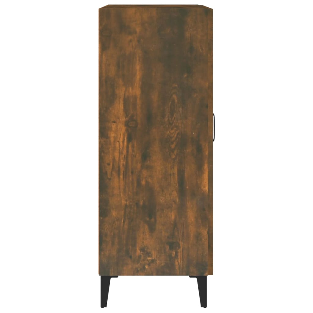 Aparador Clásico HKH en derivado de madera, Hierro 69,5 X 34 X 90 Cm - Roble Ahumado