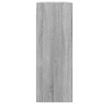 HKH Armário de Parede Suspenso em derivados de Madeira 69,5 X 32,5 X 90 Cm - Sonoma Cinzento