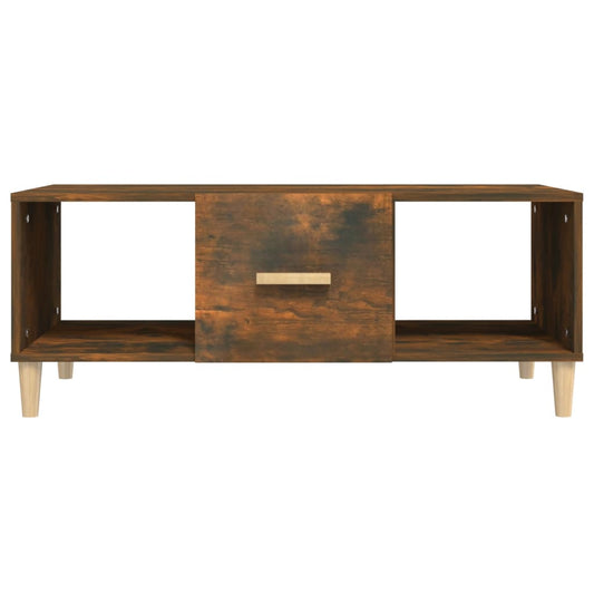 HKH Mesa de Centro en Derivados de Madera Roble Ahumado