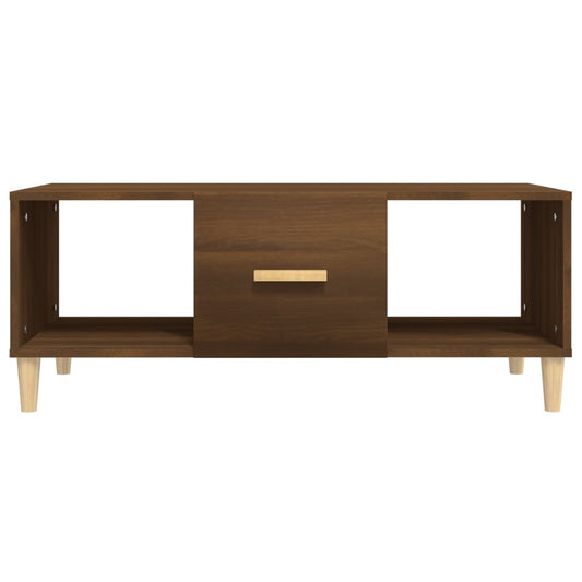 HKH Mesa de Centro en Derivados de Madera Roble - Marrón