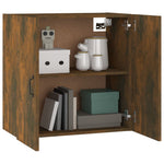 HKH Armario de Pared en Roble Ahumado - 60x31x60 Cm