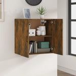HKH Armario de Pared en Roble Ahumado - 60x31x60 Cm