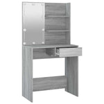 HKH Tocador con Leds Sonoma - 74,5x40x141 Cm - Gris