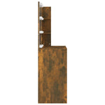 HKH Tocador con Luces Led Color Roble - 74,5x40x141 Cm - Marrón
