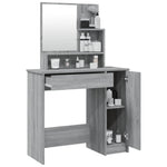 Tocador HKH con espejo color Sonoma - 86,5x35x136 Cm - Gris