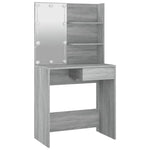 HKH Conjunto Toucador C/ Leds Sonoma - Cinza