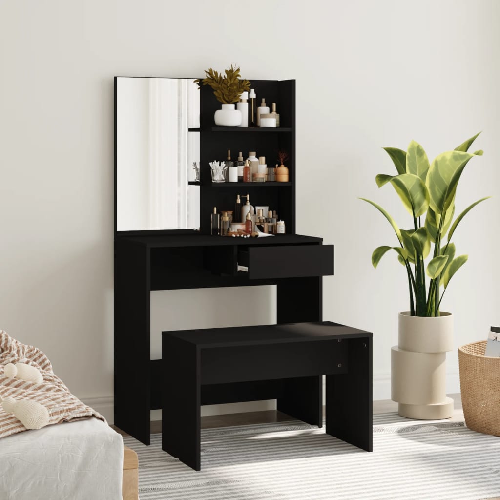 HKH Tocador - 74,5x40x141 Cm - Negro