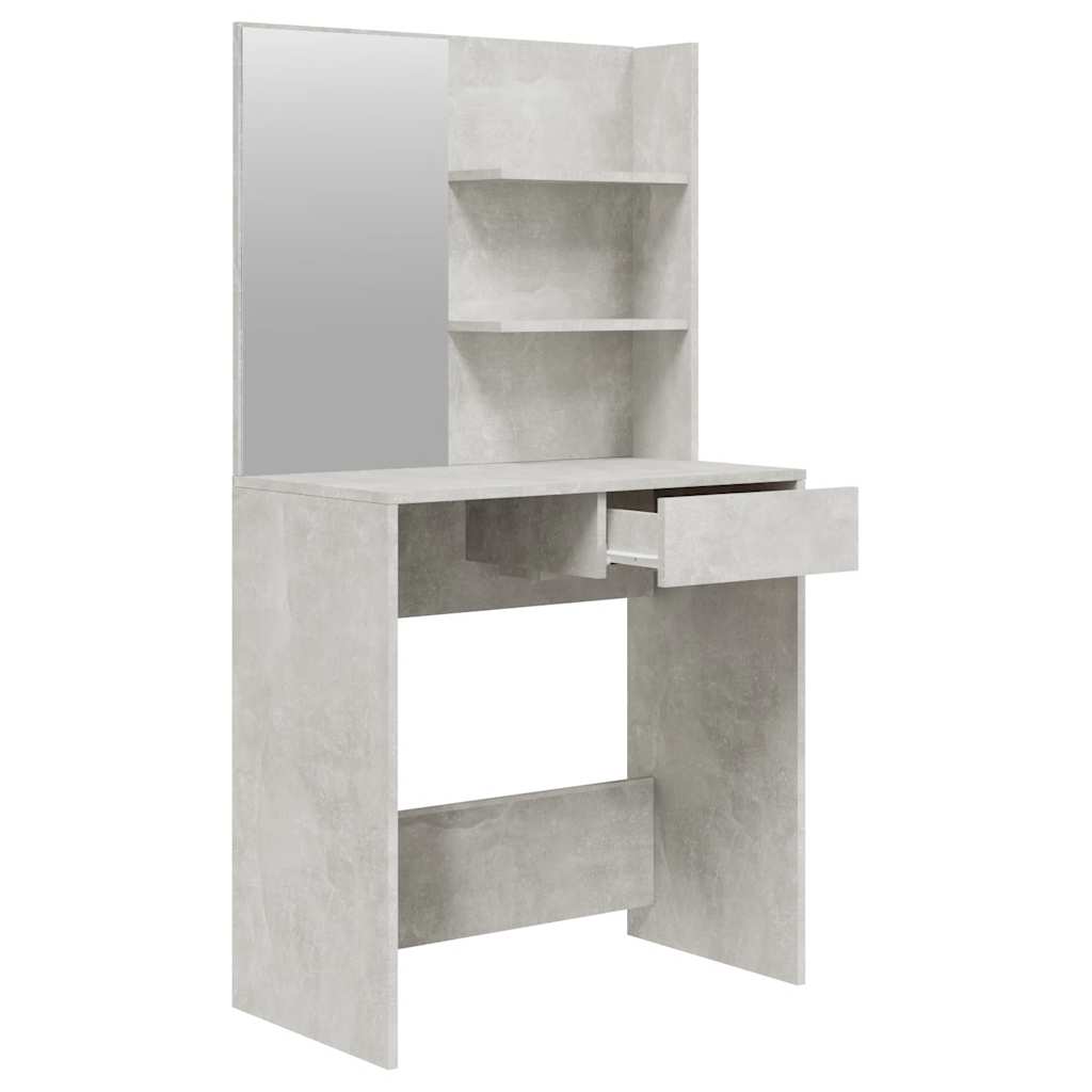 HKH Conjunto Tocador de Cemento - 74,5x40x141 Cm - Gris