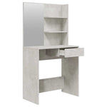 HKH Conjunto Tocador de Cemento - 74,5x40x141 Cm - Gris