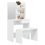 HKH Conjunto Toucador Brilhante - 74,5x40x141 Cm - Branco