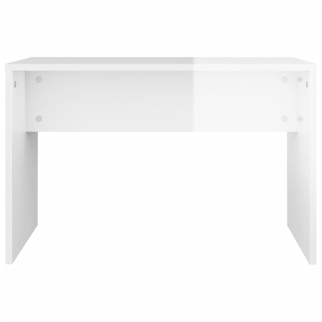 HKH Conjunto Toucador Brilhante - 74,5x40x141 Cm - Branco