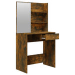 HKH Juego de tocador Color Roble Ahumado - 74,5x40x141 Cm