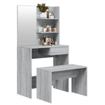 HKH Conjunto Tocador Color Sonoma - 74,5x40x141 Cm - Gris